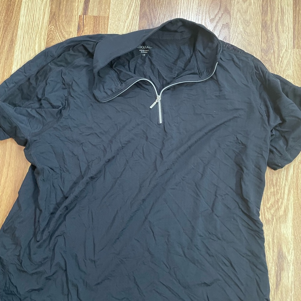 SOLD Black Coolblast Shirt 1X FINAL MARKDOWN